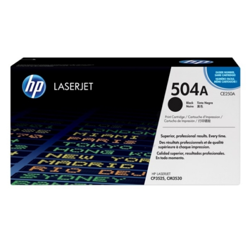 ORIGINAL HP 504A Tonerkartusche schwarz 5.000 Seiten (CE 250 A)