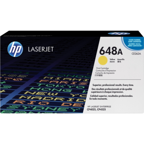 ORIGINAL HP 648A Tonerkartusche gelb 11.000 Seiten (CE 262 A)