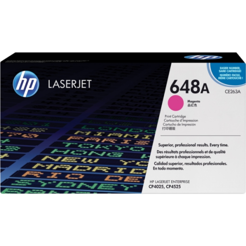 ORIGINAL HP 648A Tonerkartusche magenta 11.000 Seiten (CE 263 A)