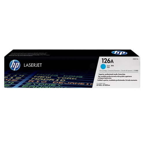 ORIGINAL HP 126A Toner cyan 1.000 Seiten (CE 311 A)