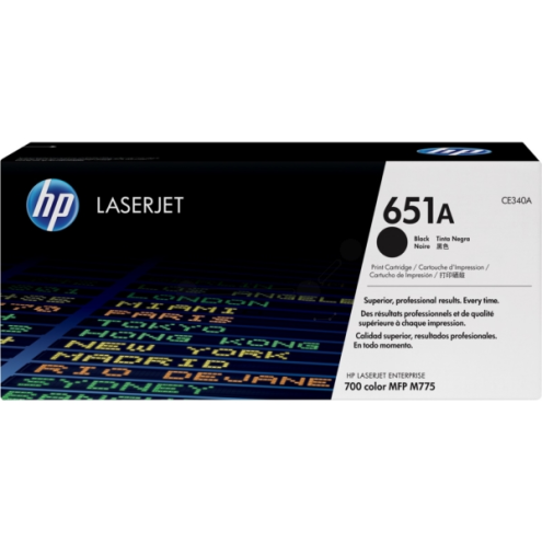 ORIGINAL HP 651A Tonerkartusche schwarz 13.500 Seiten (CE 340 A)