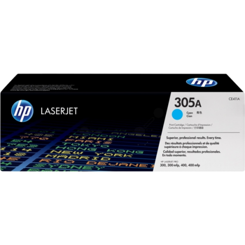 ORIGINAL HP 305A Tonerkartusche cyan 2.600 Seiten (CE 411 A)