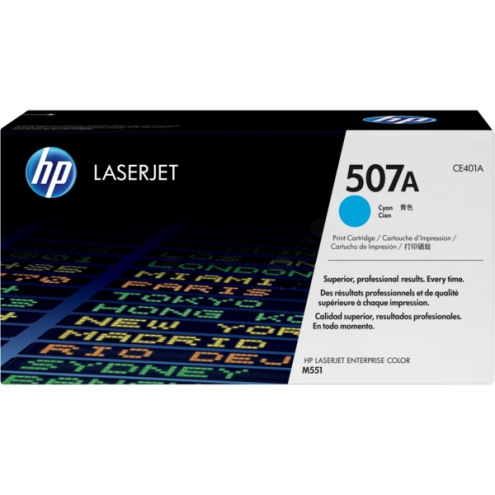 ORIGINAL HP 507A Tonerkartusche cyan 6.000 Seiten (CE 401 A)