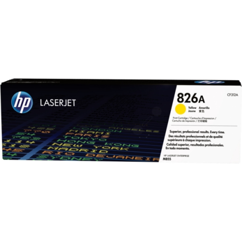 ORIGINAL HP 826A Toner gelb 31.500 Seiten/5% (CF 312 A)