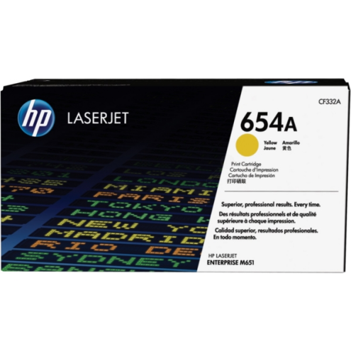 ORIGINAL HP 654A Tonerkartusche gelb 15.000 Seiten (CF 332 A)