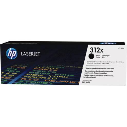 ORIGINAL HP 312X Tonerkartusche schwarz 4.400 Seiten (CF 380 X)