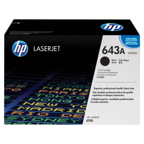ORIGINAL HP 643A Tonerkartusche schwarz 11.000 Seiten/5% (Q 5950 A)