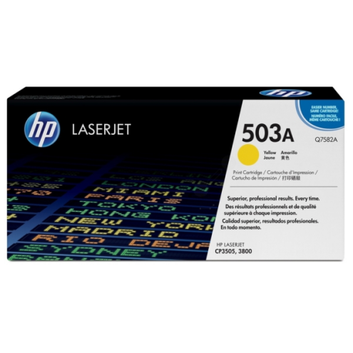 ORIGINAL HP 503A Tonerkartusche gelb 6.000 Seiten/5% (Q 7582 A)