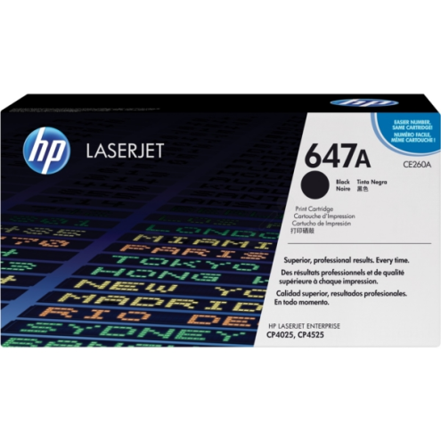 ORIGINAL HP 647A Tonerkartusche schwarz 8.500 Seiten (CE 260 A)