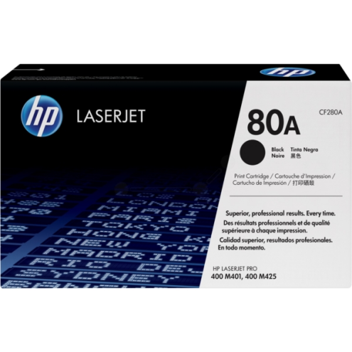 ORIGINAL HP 80A Tonerkartusche schwarz 2.700 Seiten (CF 280 A)