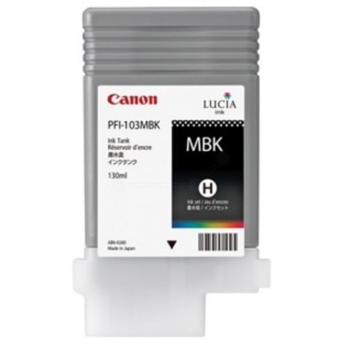 ORIGINAL CANON PFI103MBK Tintenpatrone schwarz matt 130,00 ml (2211 B 001)