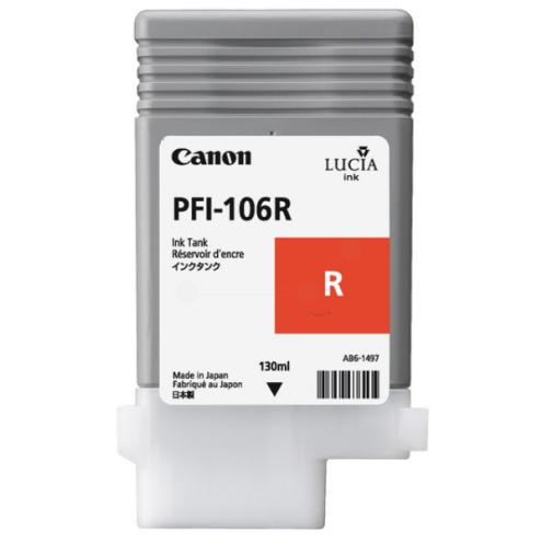 ORIGINAL CANON PFI106R Tintenpatrone rot 130,00 ml (6627 B 001)