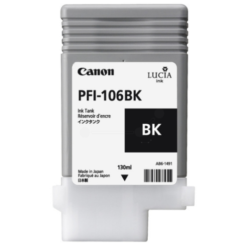 ORIGINAL CANON PFI106BK Tintenpatrone schwarz 130,00 ml (6621 B 001)