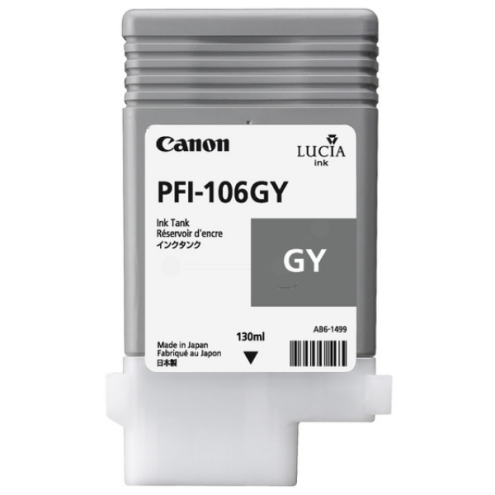 ORIGINAL CANON PFI106GY Tintenpatrone grau 130,00 ml (6630 B 001)