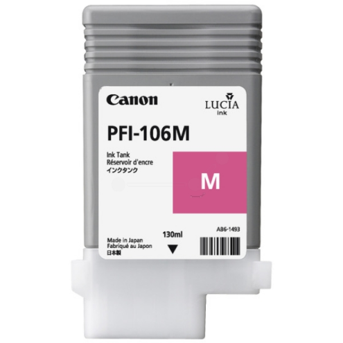 ORIGINAL CANON PFI106M Tintenpatrone magenta 130,00 ml (6623 B 001)