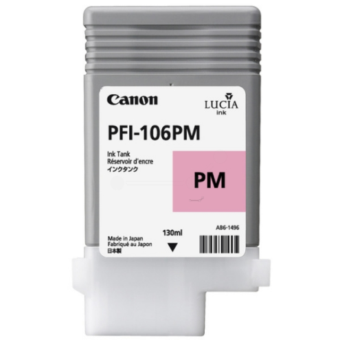 ORIGINAL CANON PFI106PM Tintenpatrone magenta hell 130,00 ml (6626 B 001)