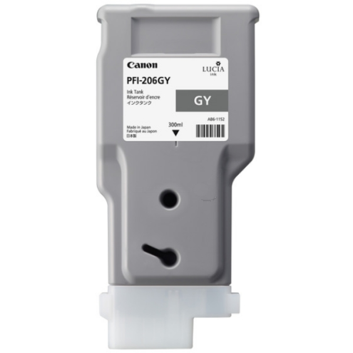 ORIGINAL CANON PFI206GY Tintenpatrone grau 300,00 ml (5312 B 001)