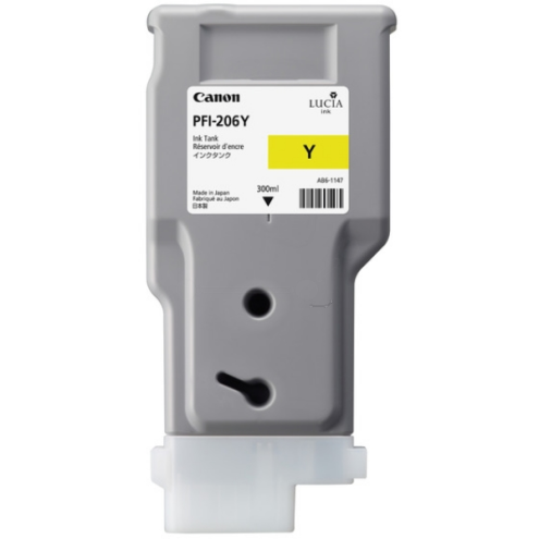ORIGINAL CANON PFI206Y Tintenpatrone gelb 300,00 ml (5306 B 001)