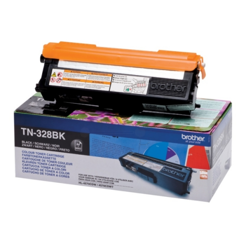 ORIGINAL BROTHER TN328BK Toner schwarz extra High-Capacity 6.000 Seiten