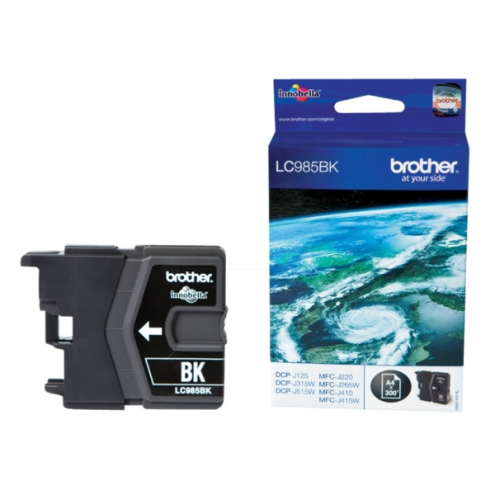 ORIGINAL BROTHER LC985BK Tintenpatrone schwarz 300 Seiten, 9,00 ml