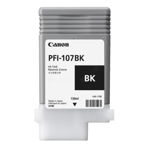 ORIGINAL CANON PFI107BK Tintenpatrone schwarz 130,00 ml (6705 B 001)