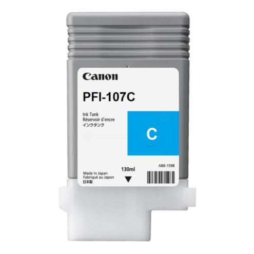 ORIGINAL CANON PFI107C Tintenpatrone cyan 130,00 ml (6706 B 001)