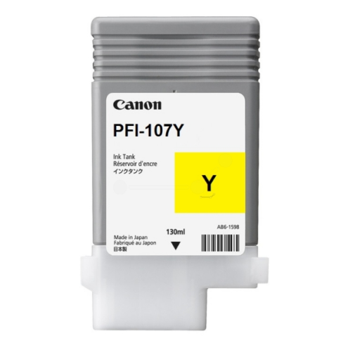 ORIGINAL CANON PFI107Y Tintenpatrone gelb 130,00 ml (6708 B 001)