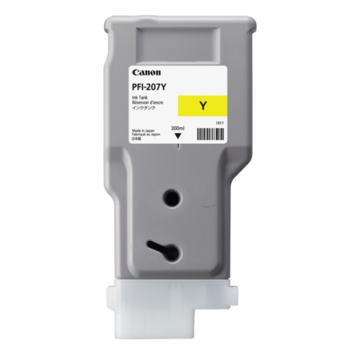 ORIGINAL CANON PFI207Y Tintenpatrone gelb 300,00 ml (8792 B 001)