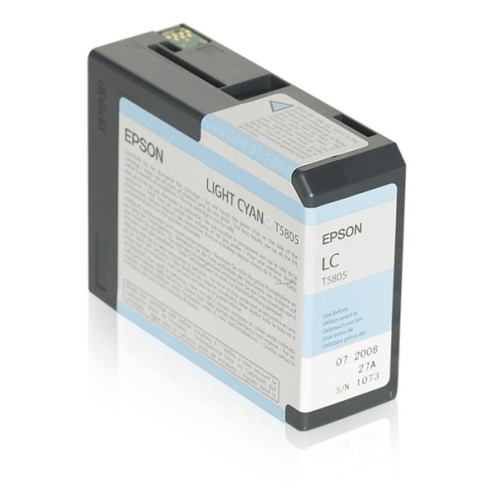 ORIGINAL EPSON T5805 Tintenpatrone cyan hell 80,00 ml (C 13 T 580500)