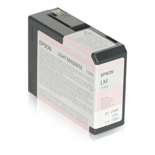 ORIGINAL EPSON T5806 Tintenpatrone magenta hell 80,00 ml (C 13 T 580600)