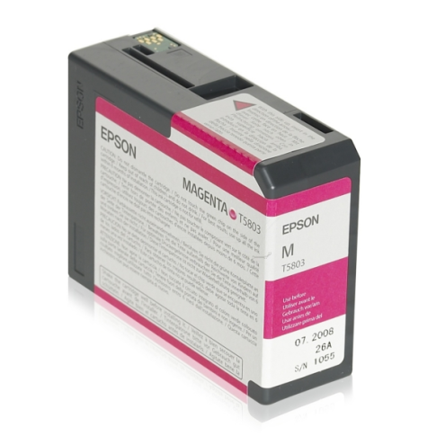 ORIGINAL EPSON T5803 Tintenpatrone magenta 80,00 ml (C 13 T 580300)