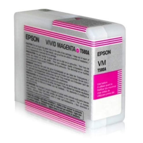 ORIGINAL EPSON T580A Tintenpatrone magenta Vivid 80,00 ml (C 13 T 580A00)