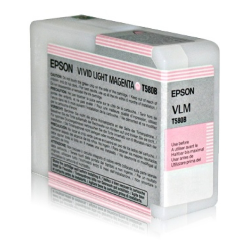 ORIGINAL EPSON T580B Tintenpatrone magenta hell 80,00 ml (C 13 T 580B00)