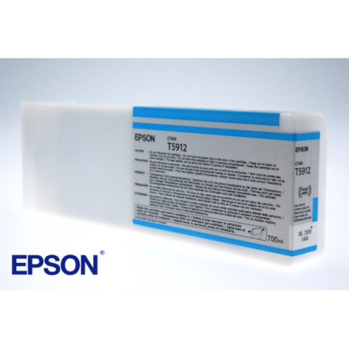 ORIGINAL EPSON T5912 Tintenpatrone cyan 700,00 ml (C 13 T 591200)