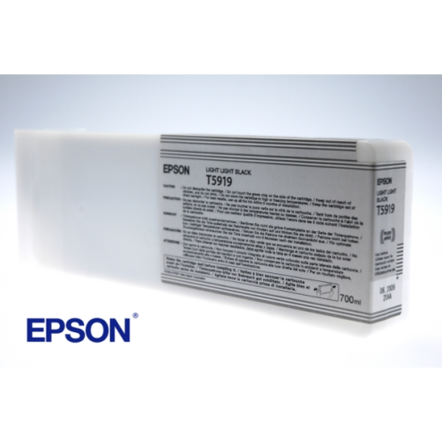 ORIGINAL EPSON T5919 Tintenpatrone schwarz hell hell 700,00 ml (C 13 T 591900)