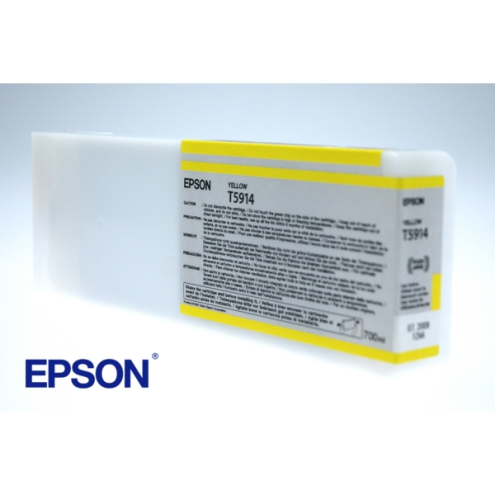 ORIGINAL EPSON T5914 Tintenpatrone gelb 700,00 ml (C 13 T 591400)