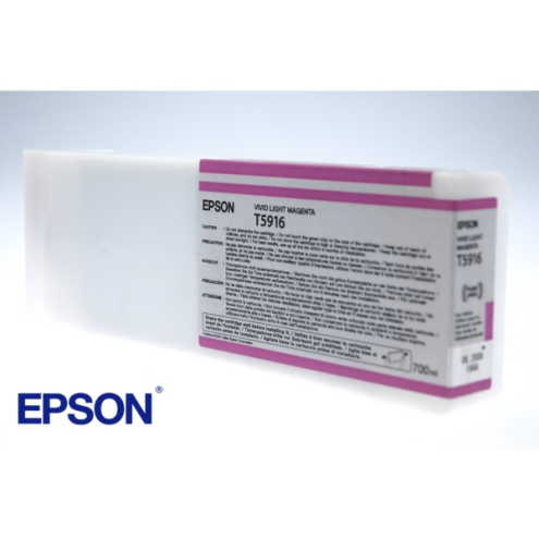 ORIGINAL EPSON T5916 Tintenpatrone magenta hell 700,00 ml (C 13 T 591600)