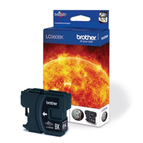 ORIGINAL BROTHER LC980BK Tintenpatrone schwarz 300 Seiten, 6,00 ml