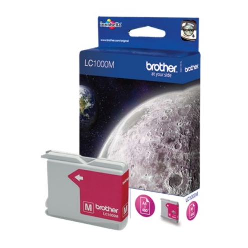 ORIGINAL BROTHER LC1000M Tintenpatrone magenta 400 Seiten, 6,50 ml