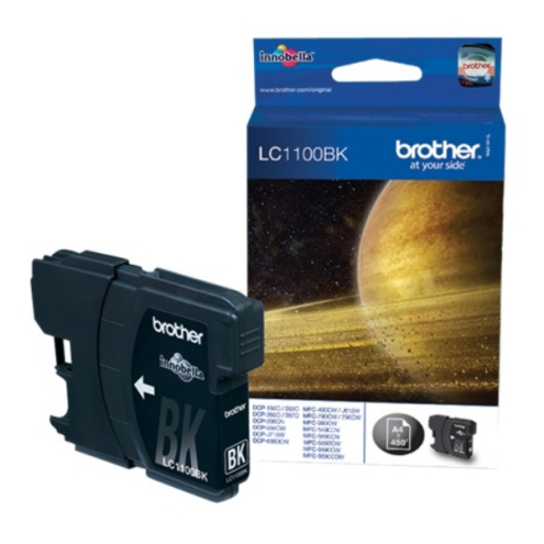 ORIGINAL BROTHER LC1100BK Tintenpatrone schwarz 450 Seiten, 9,50 ml