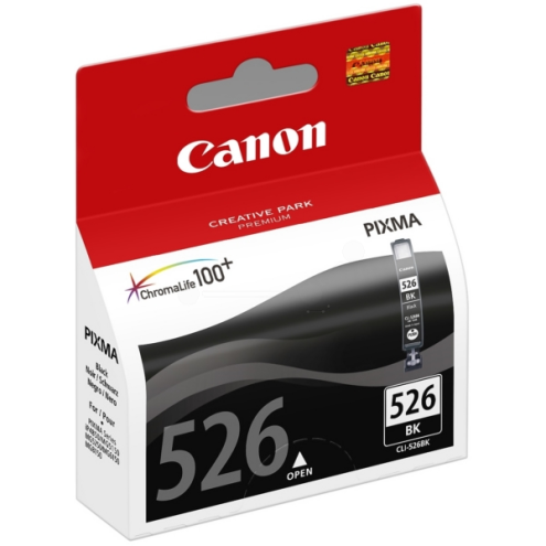 ORIGINAL CANON CLI526BK Tintenpatrone schwarz 2.185 Seiten, 9,00 ml (4540 B 001)
