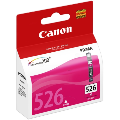 ORIGINAL CANON CLI526M Tintenpatrone magenta 520 Seiten, 9,00 ml (4542 B 001)