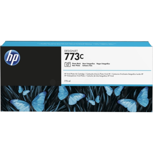 ORIGINAL HP 773C Tintenpatrone schwarz foto 775,00 ml (C1Q43A)