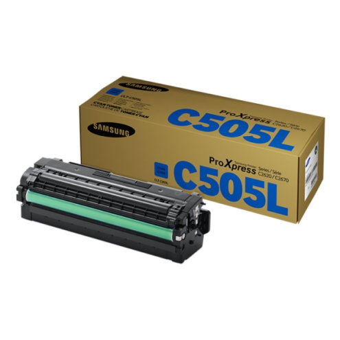 ORIGINAL SAMSUNG C505L Tonerkartusche cyan 3.500 Seiten (CLT-C 505 L/ELS)