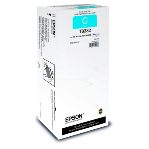 ORIGINAL EPSON T8382 Tintenpatrone cyan 20.000 Seiten, 167,40 ml (C 13 T 838240)