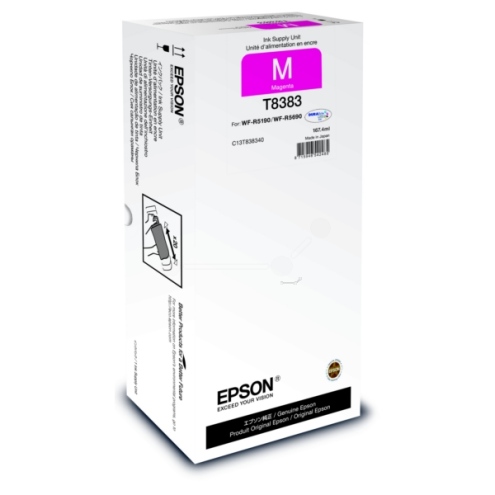 ORIGINAL EPSON T8383 Tintenpatrone magenta 20.000 Seiten, 167,40 ml (C 13 T 838340)