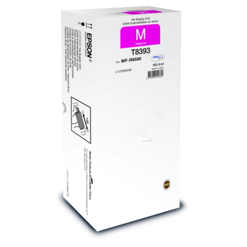 ORIGINAL EPSON T8393 Tintenpatrone magenta 20.000 Seiten, 192,40 ml (C 13 T 83934N)