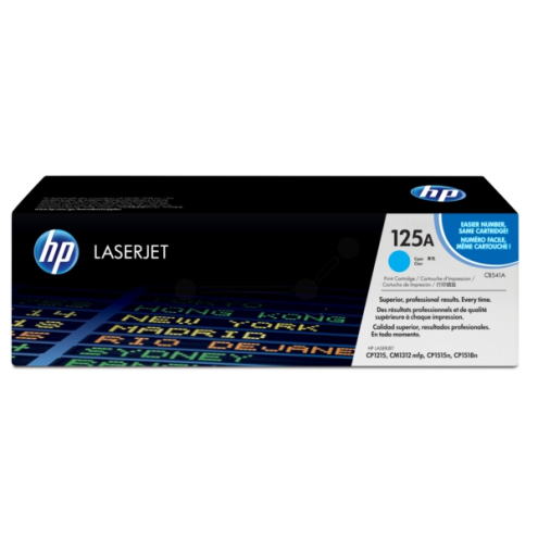 ORIGINAL HP 125A Tonerkartusche cyan 1.400 Seiten (CB 541 A)