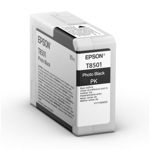 ORIGINAL EPSON T8501 Tintenpatrone schwarz foto 80,00 ml (C 13 T 850100)