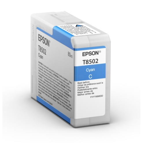 ORIGINAL EPSON T8502 Tintenpatrone cyan 80,00 ml (C 13 T 850200)